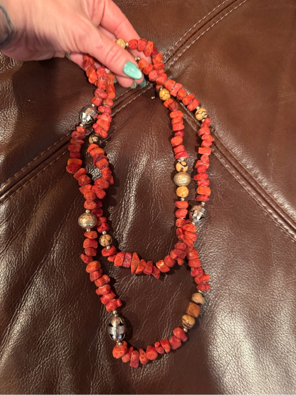 Vintage Real Coral Necklace